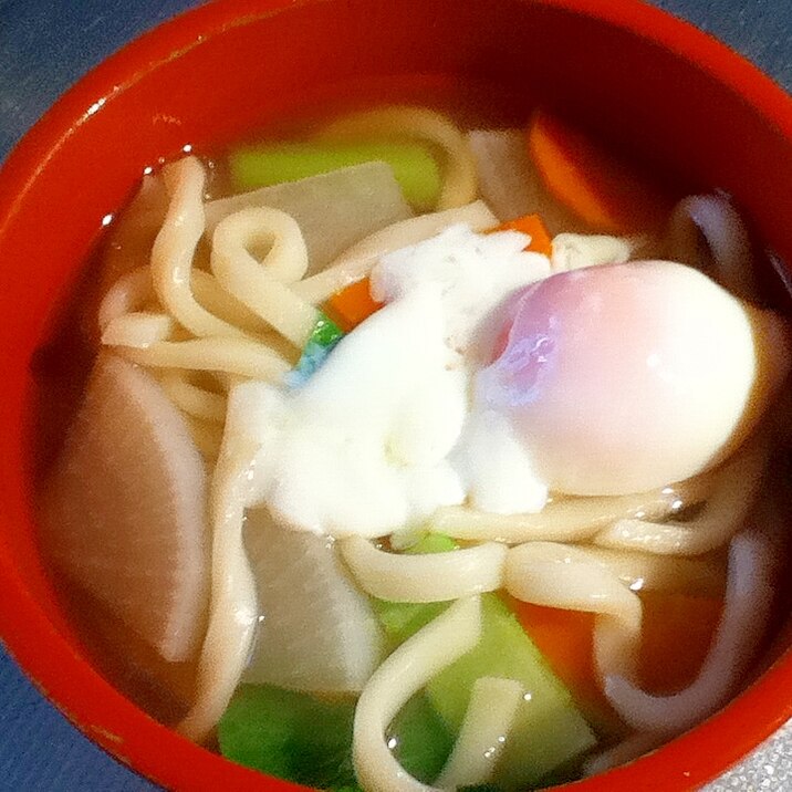 我が家のうどん　しょうゆ出汁